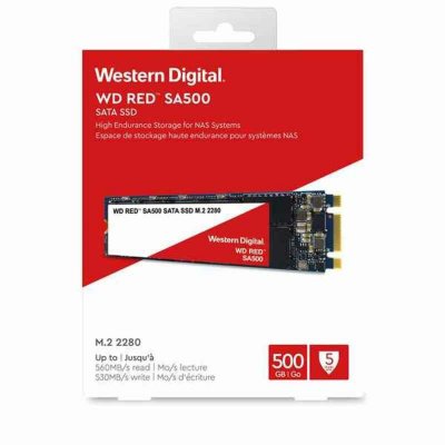 Western Digital Hårddisk röd SA500 500 GB SSD Röd