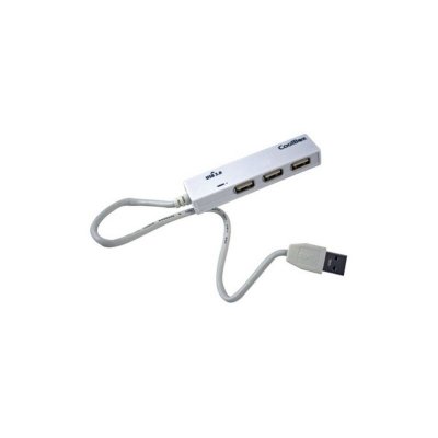 3-Port USB-Hub CoolBox COO-H413 Hvit