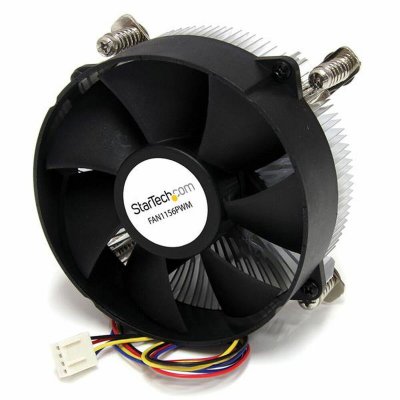 Startech CPU-fläkt FAN1156PWM LGA 1155 1156 Svart Aluminium
