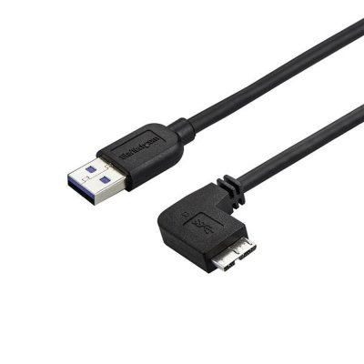 USB-kabel till mikro-USB Startech USB3AU2MRS Svart
