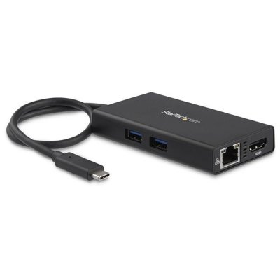 Hub USB Startech DKT30CHPD Zwart 60 W