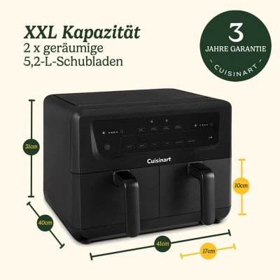 Cuisinart Luftfritös Svart 2400 W