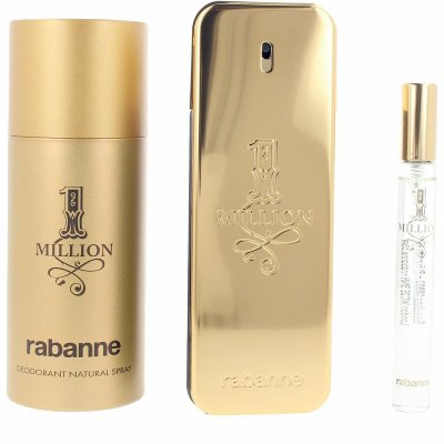Paco Rabanne Parfymset Herrar 1 MILLION 3 Delar