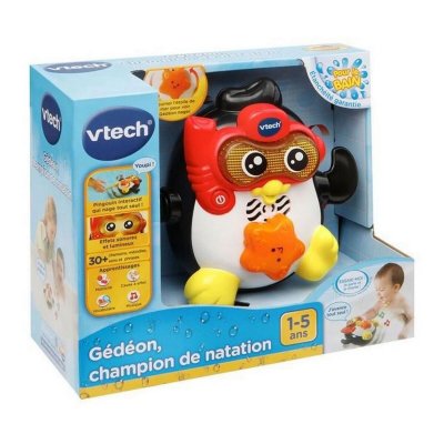 Vtech Baby Badleksaker Gédéon, swimming champion Svart