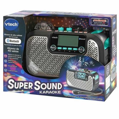 Vtech Högtalare med Karaoke Mikrofon Super Sound Svart Plast