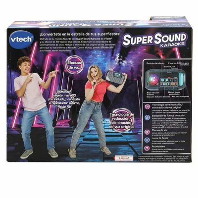 Vtech Högtalare med Karaoke Mikrofon Super Sound Svart Plast