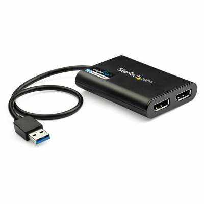 Startech DisplayPort Kabel USB 3. 0 USB32DP24K60 Svart Plast