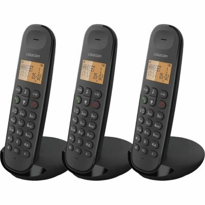 Logicom Trådlös Telefon ILOA 350 TRIO Svart plast
