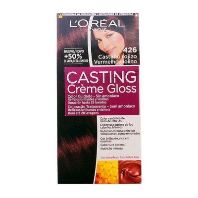 Färg utan ammoniak Casting Creme Gloss L'Oreal Make Up Casting Creme Gloss Kopparfärgat kastanjebrunt 180 ml
