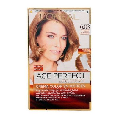 Permanent Anti-Ageing färg Excellence Age Perfect L'Oreal Make Up Mörkblond