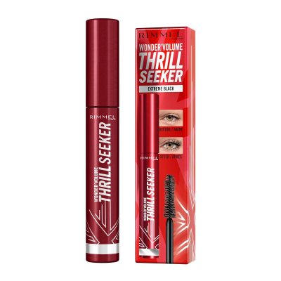 Rimmel London Maskara Wonder Volume Thrill Seeker Extreme svart 8 ml Svart