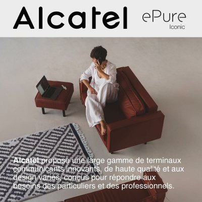 Alcatel Trådlös Telefon ATL1428162 Vit plast