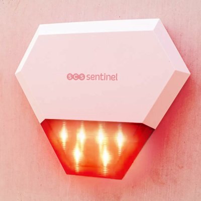 SCS SENTINEL Larmsirén Extern Vit