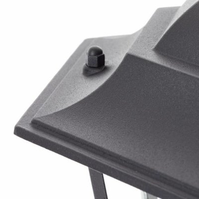 Brilliant Gatlykta Carleen Extern E27 60 W Svart metall