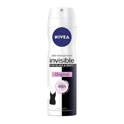 Deodorantspray Black & White Invisible Nivea (200 ml)