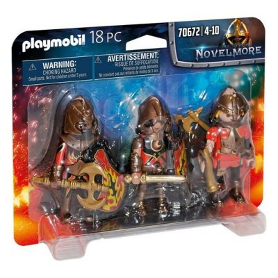 Sett med figurer Novelmore Fire Knigths Playmobil 70672 (18 pcs)