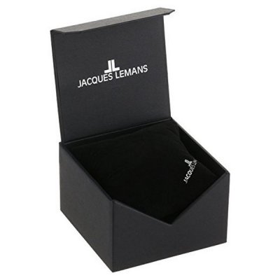 Jacques Lemans Unisexklocka KC-104B (Ø 44 mm) Svart Rostfritt stål
