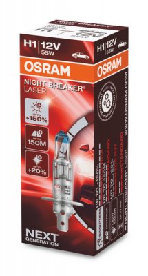 Glödlampa för bil Osram 64150NL H1 12V 55W