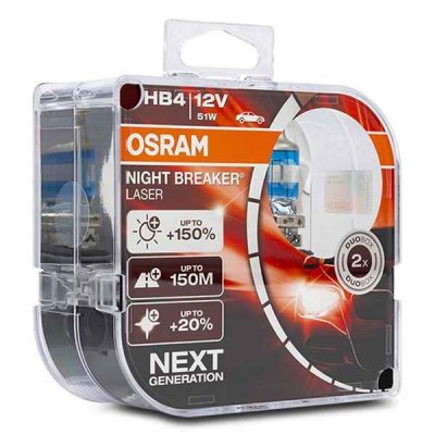 Gloeilamp voor de auto OS9006NL-HCB Osram OS9006NL-HCB HB4 51W 12V (2 Onderdelen)