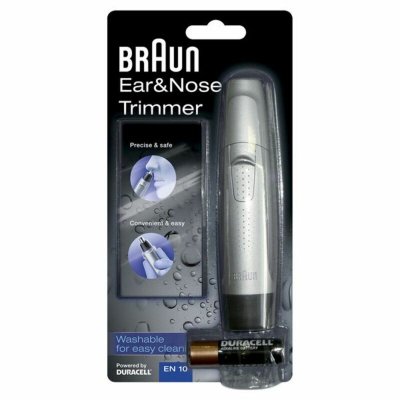 Braun Hårtrimmer Braun Braun Exact Series Ear & Nose 1 AA silver