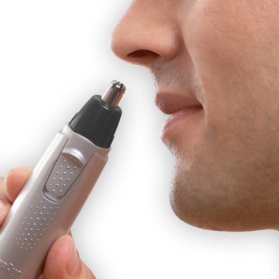 Braun Hårtrimmer Braun Braun Exact Series Ear & Nose 1 AA silver