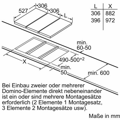 BOSCH Induktionshäll Svart Stål
