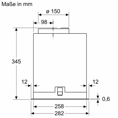 BOSCH Köksfläkt DLN56AC50 Aluminium