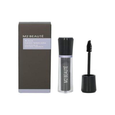 M2 Beauté Maskara svart Nano Svart 6 ml Näringsmässigt
