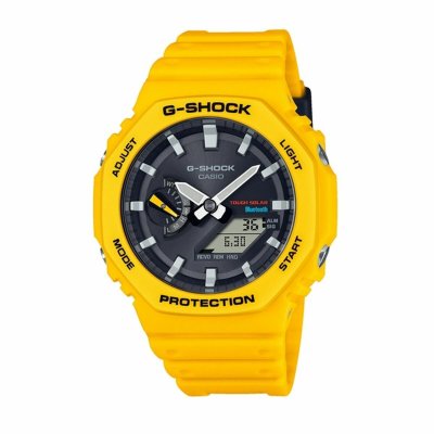 Casio Herrklocka GA-B2100C-9AER Gul Rostfritt stål