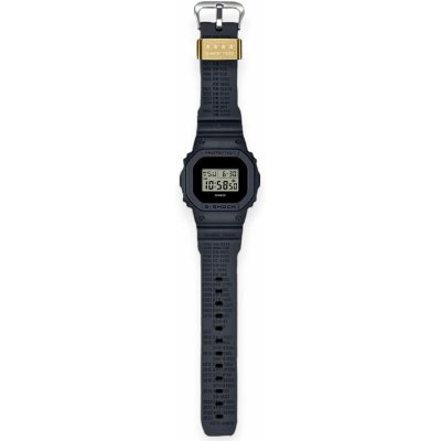 Casio G-Shock Unisexklocka THE ORIGIN - REMASTER svart SERIE 40TH ANNIVERSARY BY ERIC HAZE (2 BEZELS) Glas