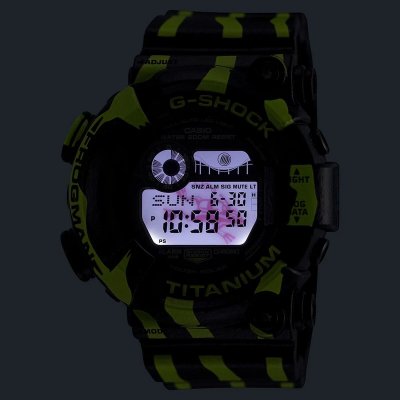 Casio G-Shock Herrklocka FROGMAN POISON DART FROG EDT. (Ø 50 mm) Grön Glas