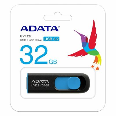 Adata USB-minne AUV128-32G-RBE 32 GB Blå Svart/Blå
