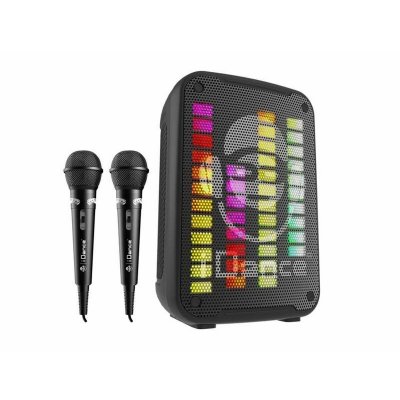 BigBuy Kids Högtalare med Karaoke Mikrofon Svart Plast
