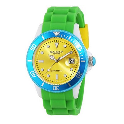 Madison Damklocka U4484G (Ø 40 mm) Vit rostfritt stål