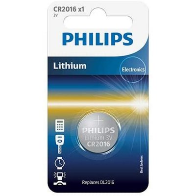 Batterier Philips CR2016/01B 3 V