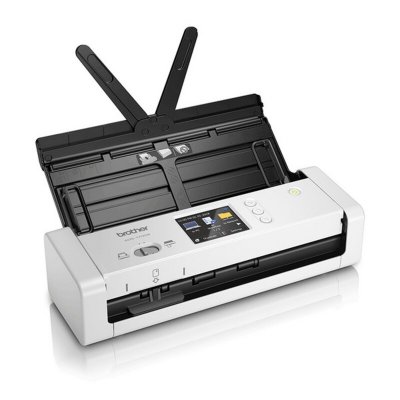 Bærbar Duplex Wifi Farge-Printer Brother ADS-1700 7,5 ppm 1200 dpi Hvit