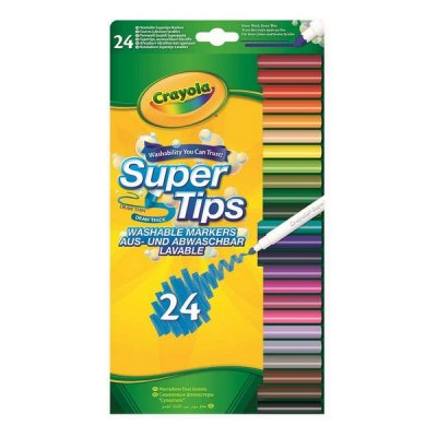 Tuschpennor Crayola B01BF6F20K Tvättbar (24 uds)
