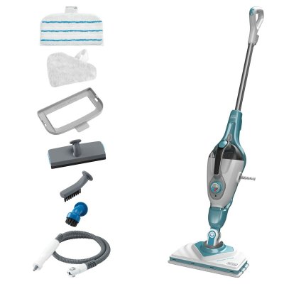 Black & Decker svart & Decker svart & Decker Ångrengöring Steam-Mop 500 ml 1600 W Vit