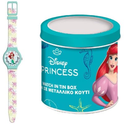 The Little Mermaid Barnklocka MARMAID - TIN BOX Ø 33 mm Plast