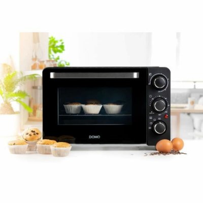 DOMO Elektrisk Mini-ugn 1300 W 20 L Svart