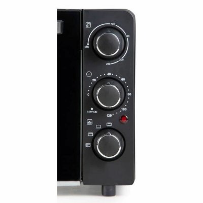DOMO Elektrisk Mini-ugn 1300 W 20 L Svart