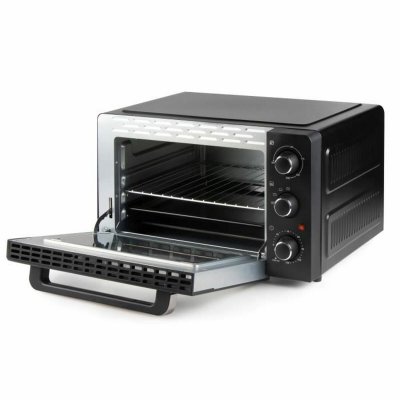 DOMO Elektrisk Mini-ugn 1500 W 28 L svart