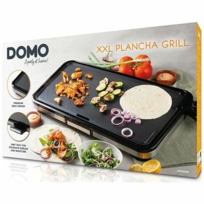 DOMO Grillplatta DOMO DO9263G Svart Grå svart