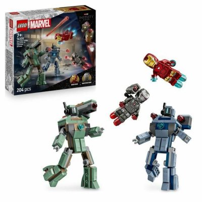 Byggsats Lego 76320 Iron Man & War Machine VS Hammer Drones 204 Delar
