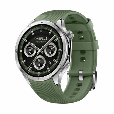 OnePlus Smartklocka Watch 3 47mm Grön 1, 5" 47 mm 46 Ø Rostfritt stål