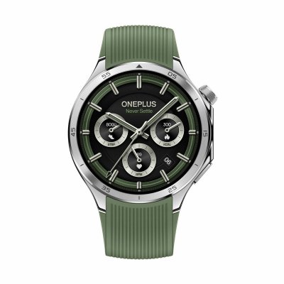 OnePlus Smartklocka Watch 3 47mm Grön 1, 5" 47 mm 46 Ø Rostfritt stål