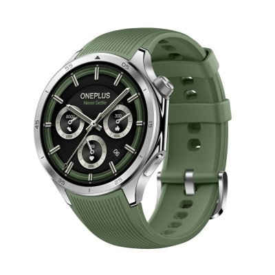 OnePlus Smartklocka Watch 3 47mm Grön 1, 5" 47 mm 46 Ø Rostfritt stål