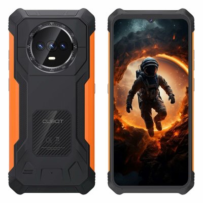 Cubot Smartphone King Kong ES 6, 5" UNISOC T606 6 GB RAM 128 svart, orange svart
