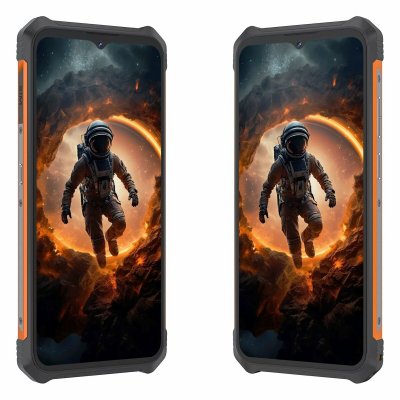 Cubot Smartphone King Kong ES 6, 5" UNISOC T606 6 GB RAM 128 svart, orange svart