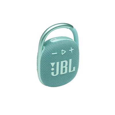 Dankzij de draagbare Bluetooth®-luidsprekers JBL Clip 4 Turkoois